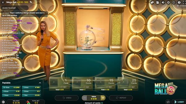 Evolution Gaming Mega Ball